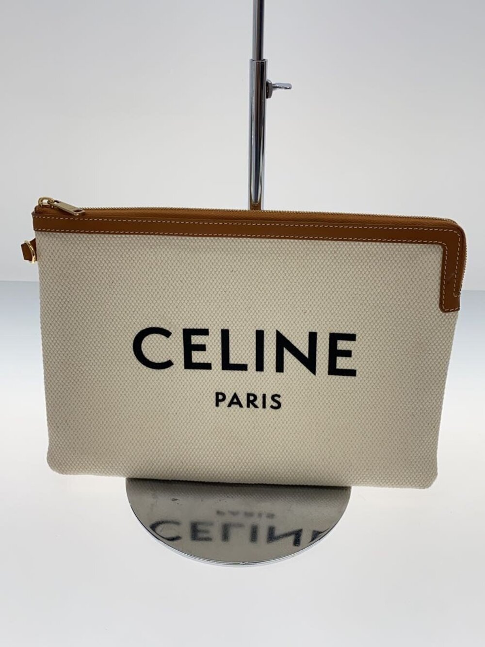 Celine Clutch Bag Cream